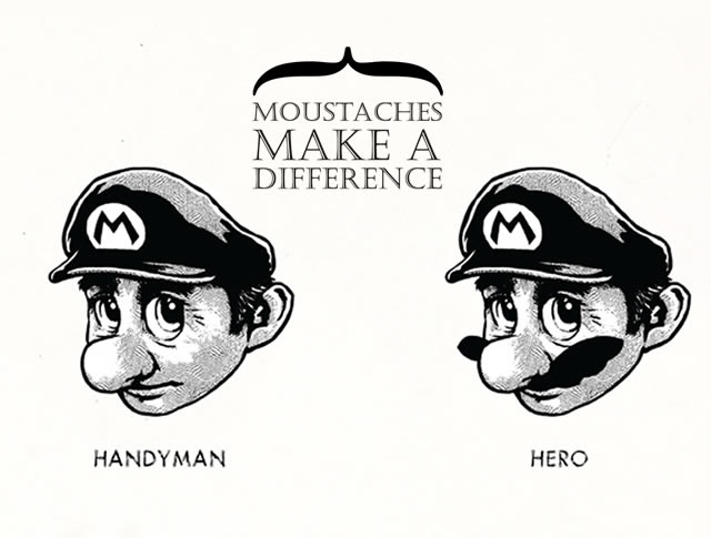 Moustaches Make A Difference