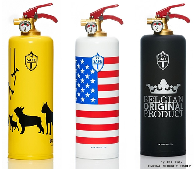 Dnctag extinguishers with style