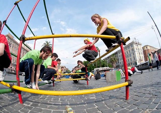 Voulez vous Parkour avec eux?