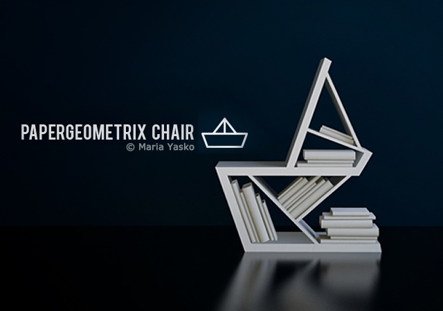 Papergeometrix chair