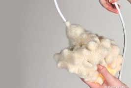 Knit felt lamp - thumbnail_3