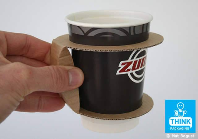 Cardboard takeaway cup