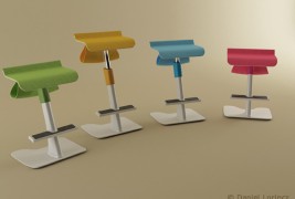 School desk and standing support - thumbnail_1