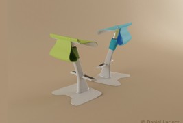 School desk and standing support - thumbnail_3