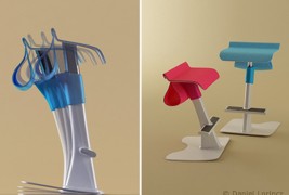 School desk and standing support - thumbnail_6