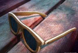 Wooden sunglasses