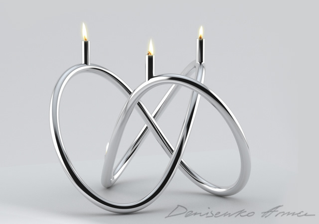 Bend candlestick