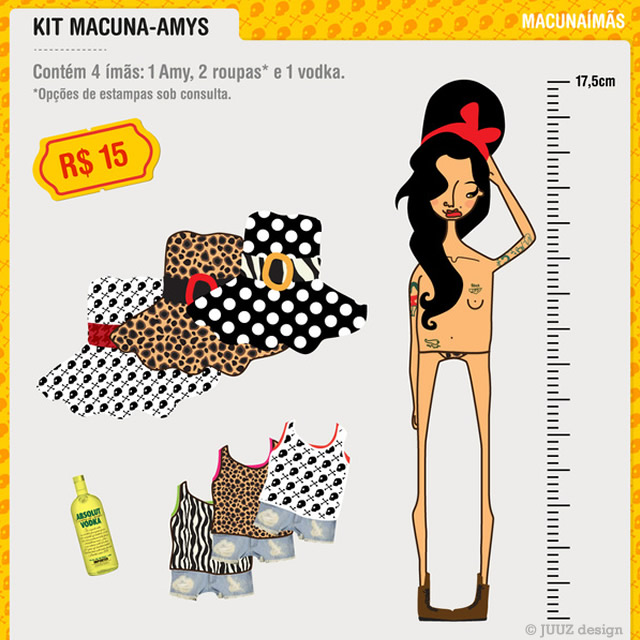 Amy Winehouse paper doll