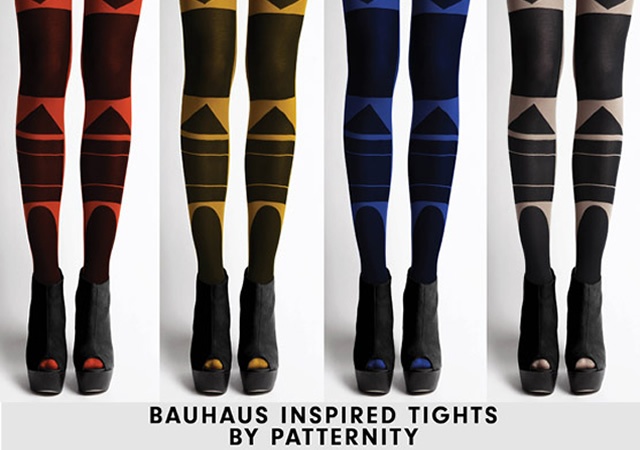 Bauhaus tights by Patternity