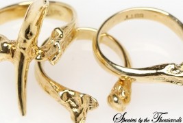 Tooth And Bone Ring Set - thumbnail_2
