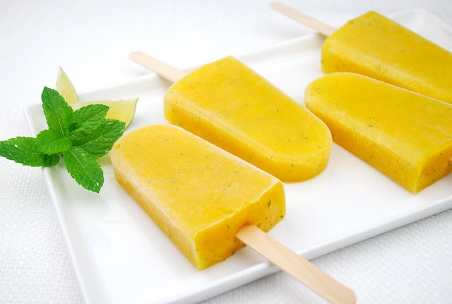 Mango mojito popsicles | Image courtesy of Tasty Trials