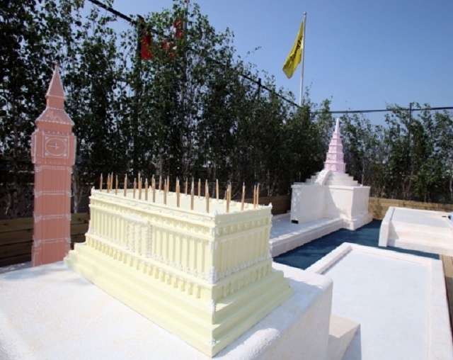 La torta campo da golf di Bompas e Parr