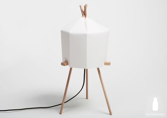 Paper lamp | Image courtesy of Milk Design