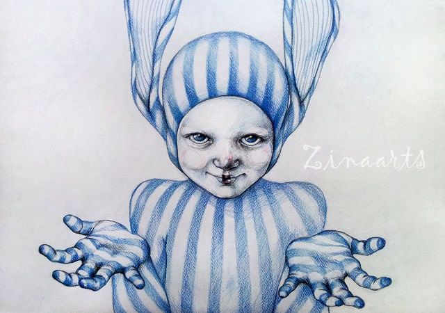 Drawings by Zina | Image courtesy of Lazarina Nedelcheva