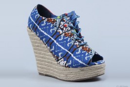 Lace up ethnic wedges - thumbnail_1