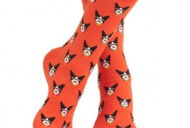 Boston Terrier socks - thumbnail_1