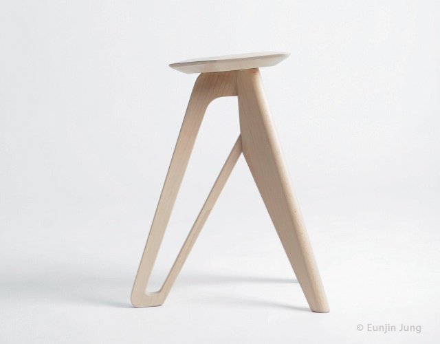 Tripod stool by Eunjin Jung