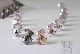 Origami rabbit necklace - thumbnail_2