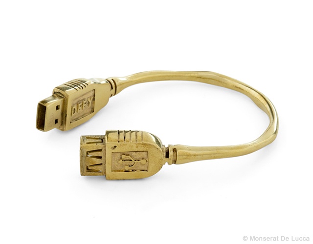 Flash drive bracelet