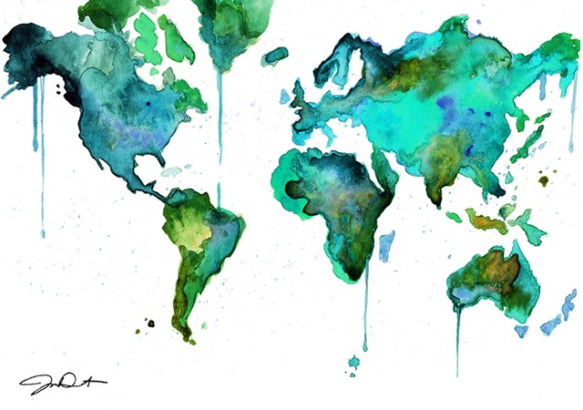 Watercolors by Jessica Durrant | Image courtesy of Jessica Durrant