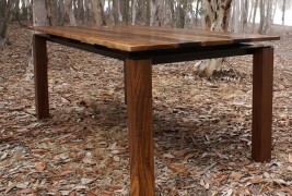 Walnut & Steel table - thumbnail_2