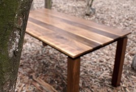 Walnut & Steel table - thumbnail_4