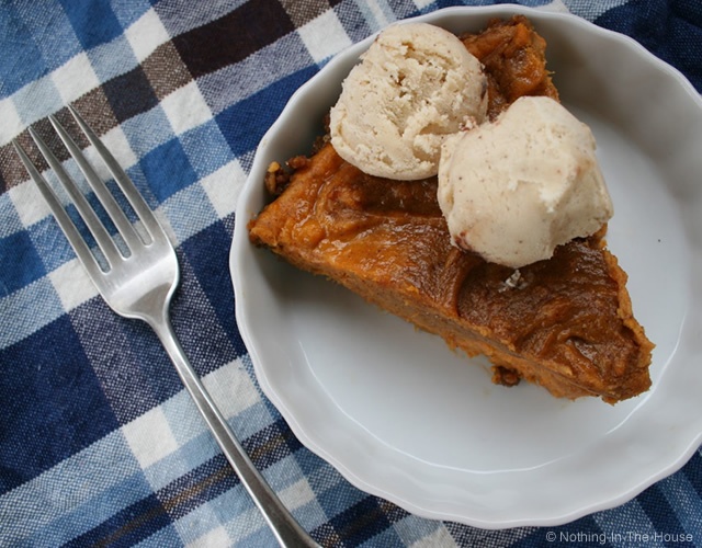 Sweet potato speculoos pie