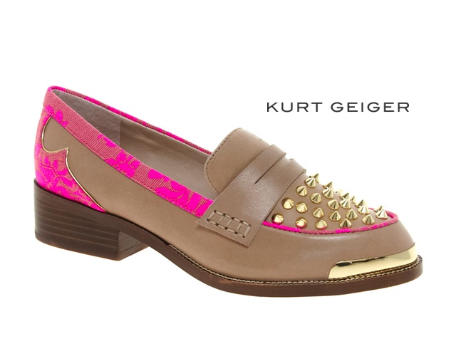 Kurt Geiger studded loafers