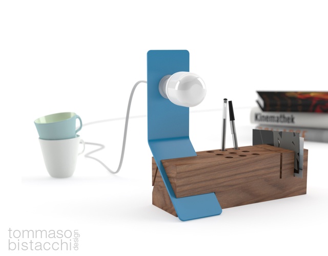 Edi desk organizer by Tommaso Bistacchi