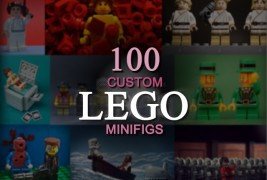 100 custom LEGO minifigs