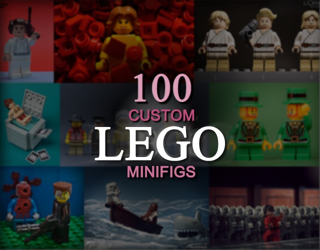 100 custom LEGO minifigs