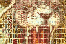 Ritratti mosaico di leoni - thumbnail_7