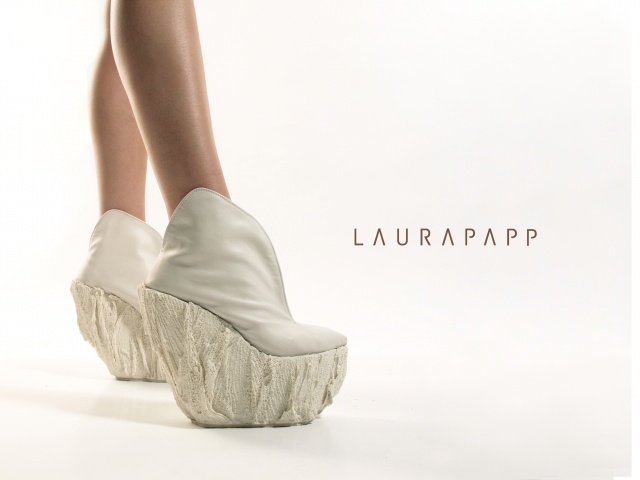 Porcelain shoes by Laura Papp