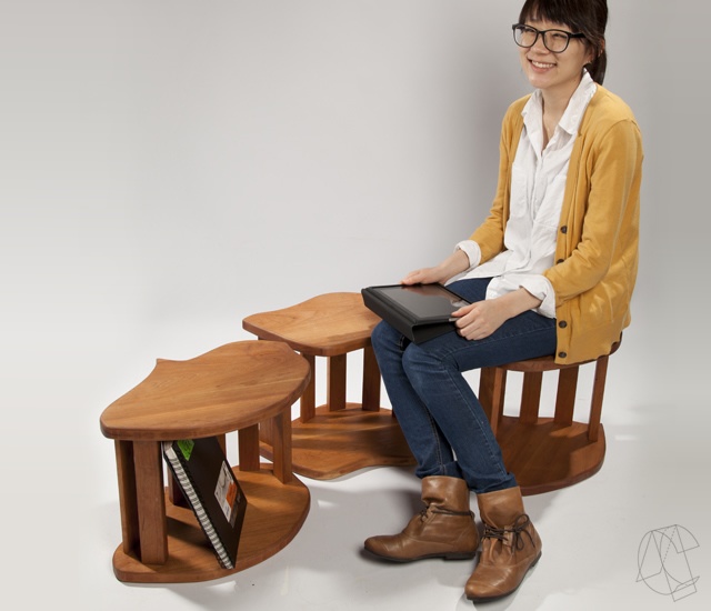 3:1:1 Apple stools | Image courtesy of Amelia Hsuan Chen