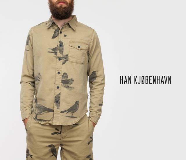 Bird shirt by Han Kjobenhavn