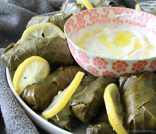 Stuffed Dolmas | Image courtesy of Della cucina povera