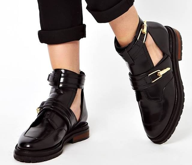 Asos cut out boots