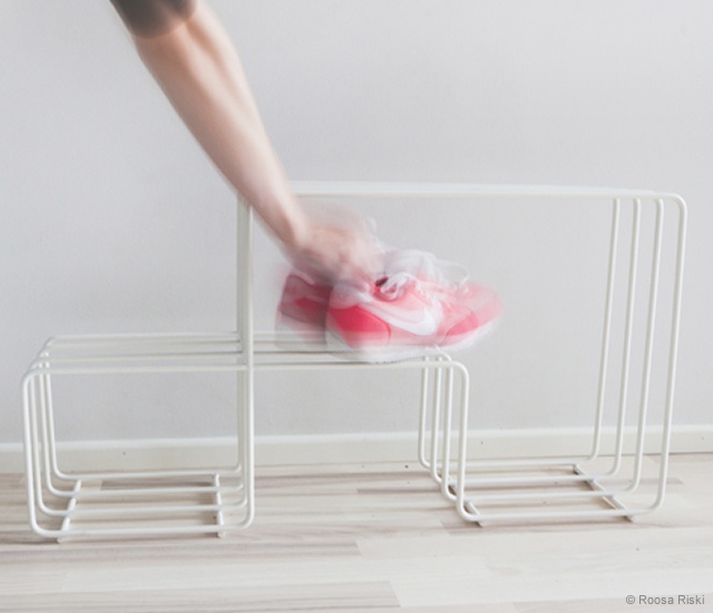 Flou shoe rack