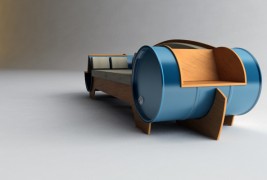 Barrel couch by Vladimir Kevreshan - thumbnail_1