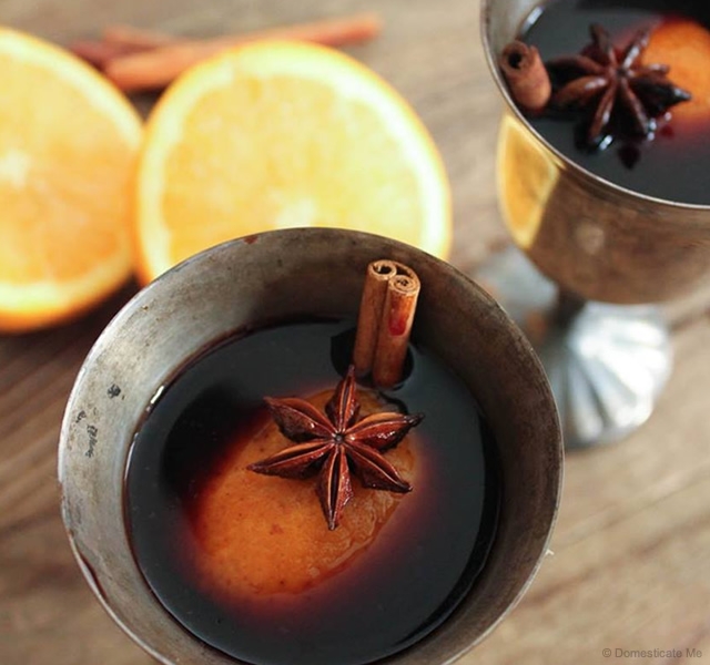 Mulled Wine | Image courtesy of Domesticate Me